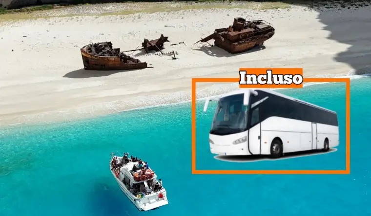 Bus + Escursione Spiaggia del Relitto