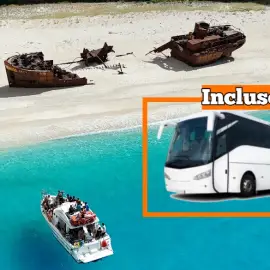 Bus + Escursione Spiaggia del Relitto