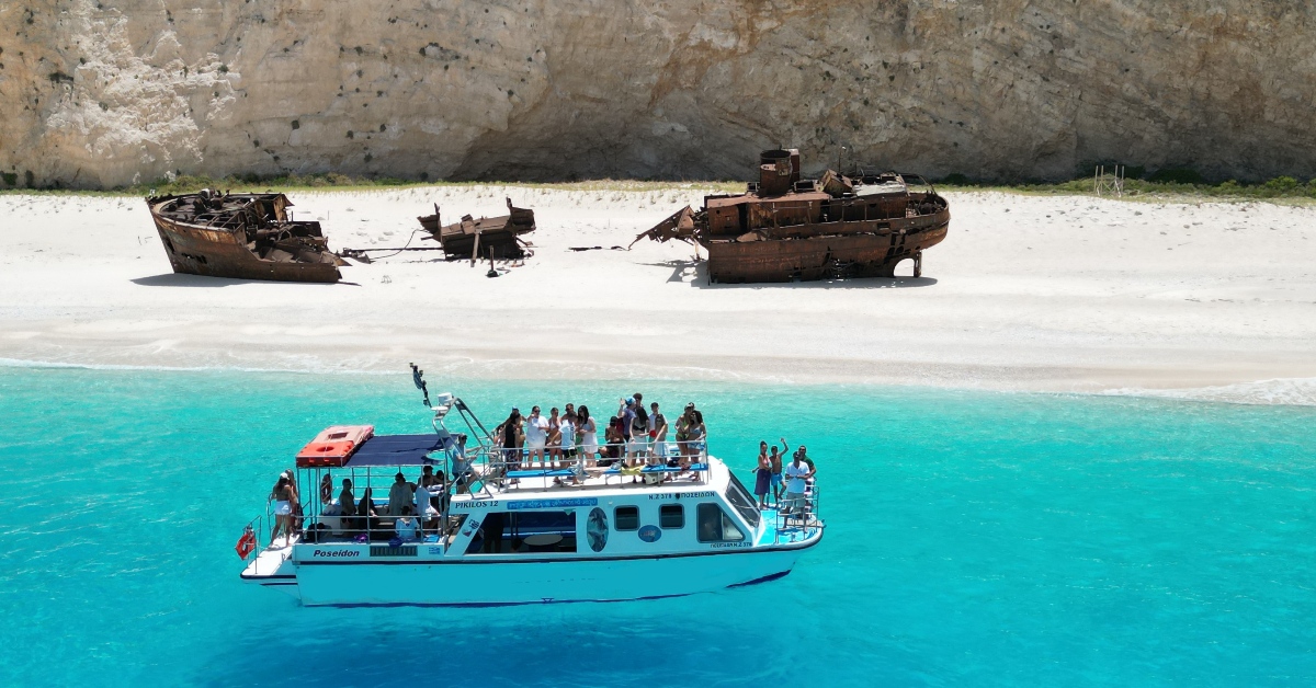 7 giorni a Zante itinerario escursione spiaggia Relitto