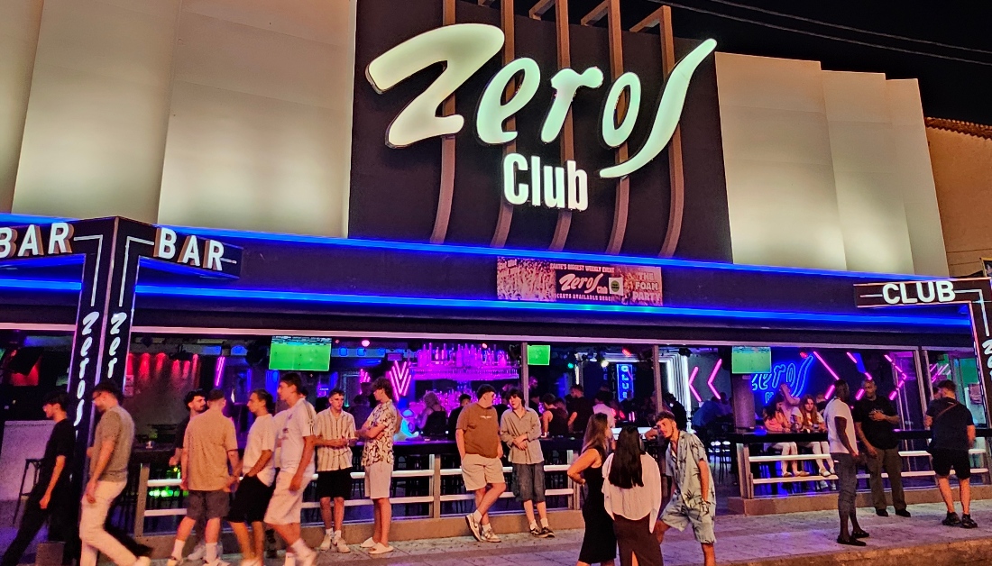 discoteca Zeros laganas Zante