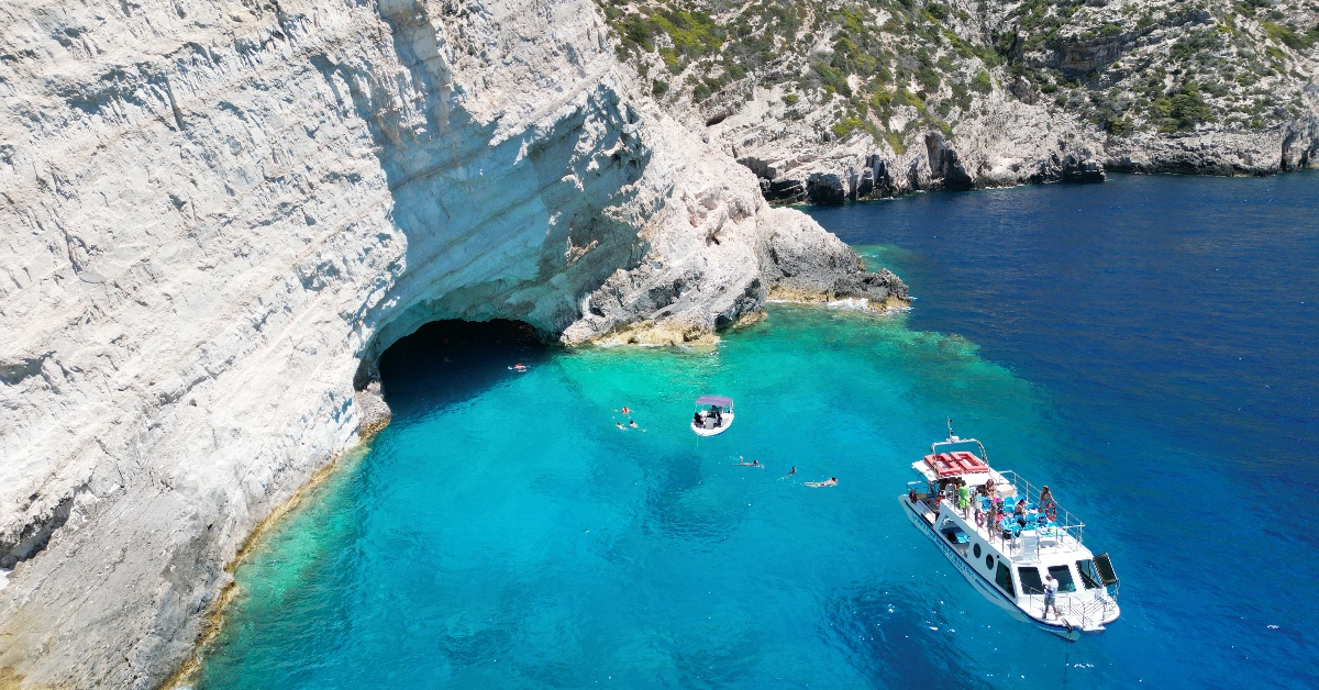 Escursione Grotte Blu con Welcome To Zante