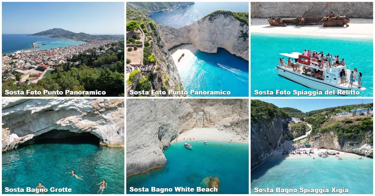 Tour minivan alla Spiaggia del Relitto di Zante